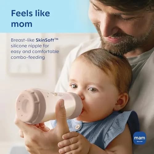 MAM Baby Bottle Anti-Colic Medium Flow Nipples | Fits All MAM Bottles, 4 Pack thumbnail 6