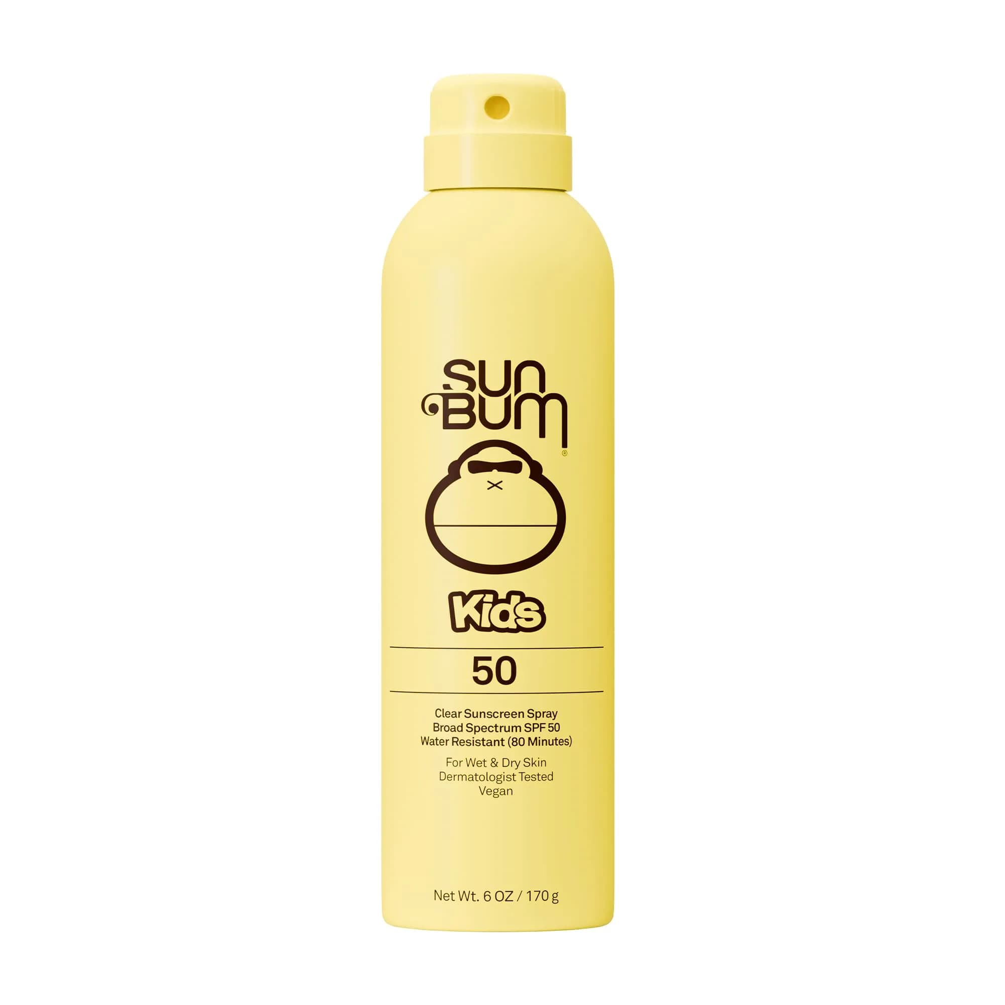Sun Bum Kids SPF 50 Clear Body Spray Sunscreen, 6 oz | Reef-Safe & Water-Resistant for Active Kids - main product image