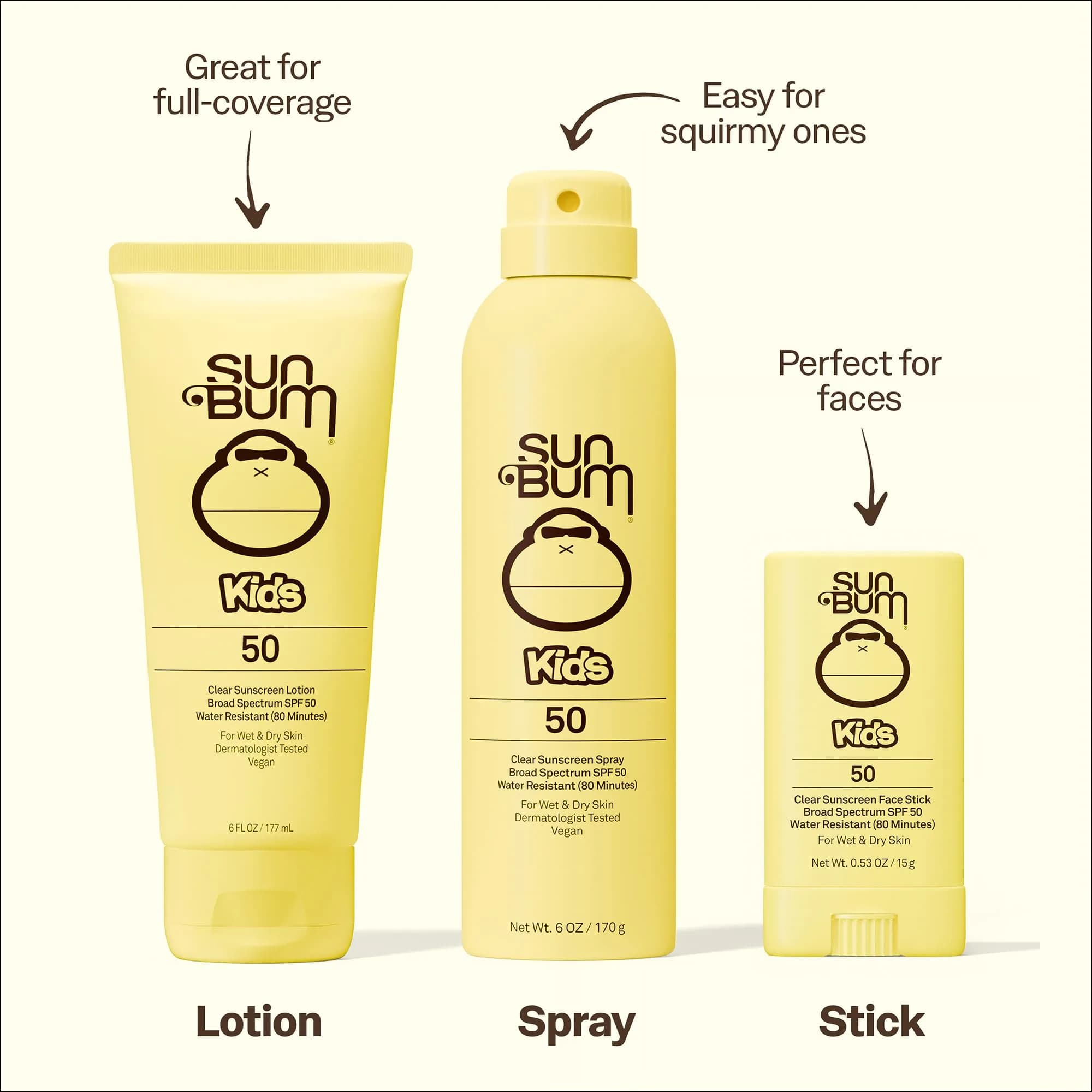 Sun Bum Kids SPF 50 Clear Sunscreen Body Spray 177ml (6 oz) | Reef Safe, Water Resistant - view 2