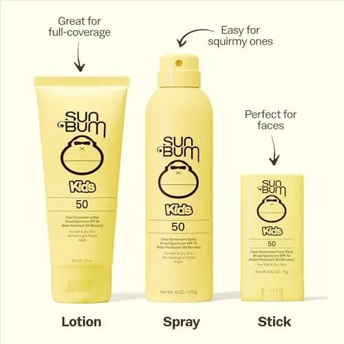 Sun Bum Kids SPF 50 Clear Sunscreen Body Spray 177ml (6 oz) | Reef Safe, Water Resistant thumbnail 2