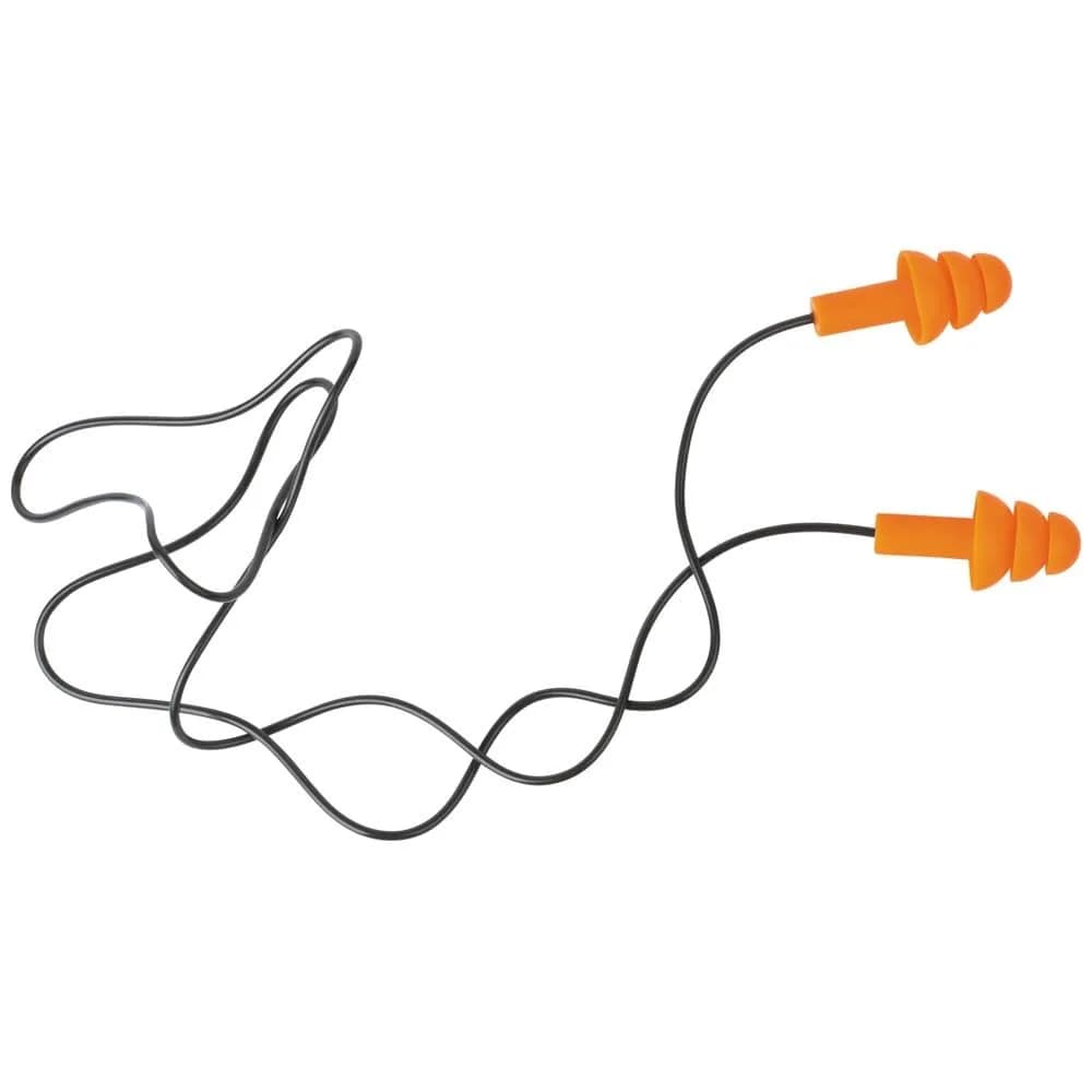 Klein Tools Corded Earplugs 25dB NRR Orange 6-Pack | Reusable Noise Protection with Case - view 5