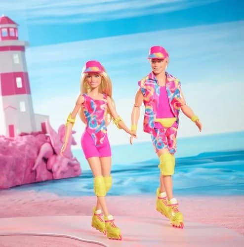 Barbie Ken Doll in Inline Skating Outfit The Movie Exclusive | Collectible Skating Doll for Fans & Kids thumbnail 2