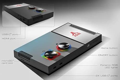 My Arcade Atari Game Station Pro Retro Console with 200+ Games & Wireless Joysticks | 1.45 kg (3.19 lb) thumbnail 5