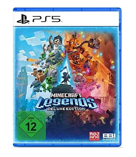 GSWQUJO Minecraft Legends - Deluxe Edition - PS5 | Rich World, Six Skins, Multiplayer Support thumbnail 1