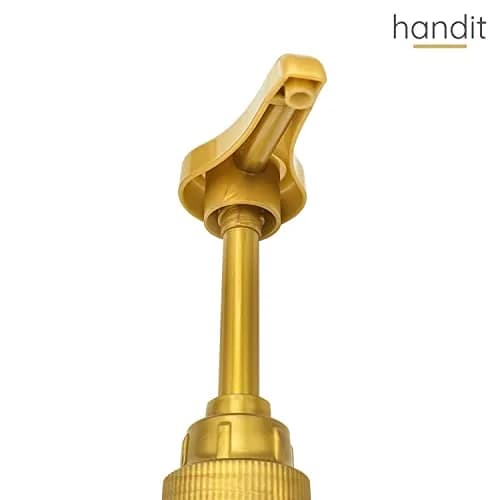HANDIT Gold Coffee Syrup Pumps | Fits 750ml (25.4oz) Bottles | 2-Pack | Dispenses 0.5oz Per Stroke thumbnail 4
