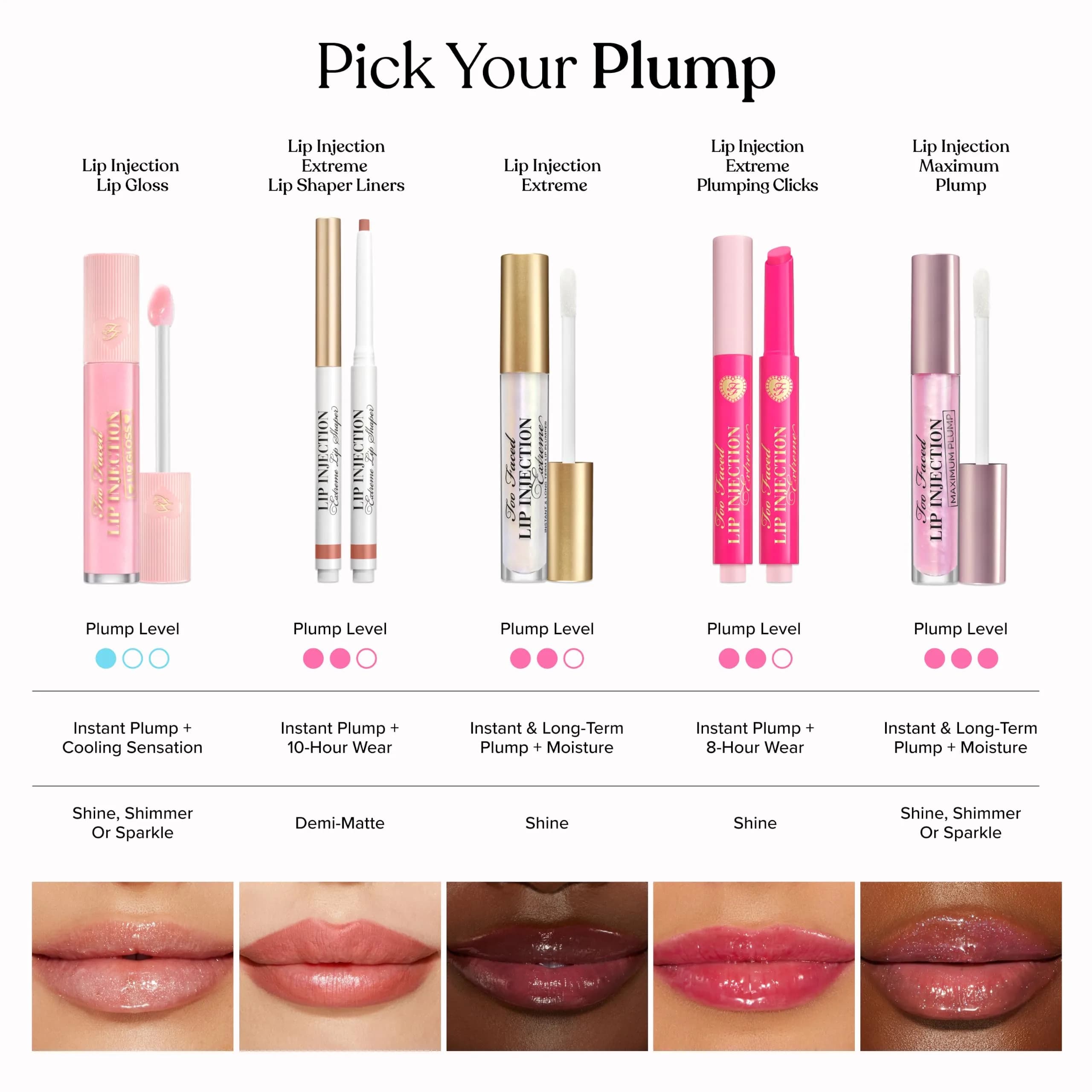 Too Faced Lip Injection Maximum Plump Gloss Yummy Bear 4ml (0.14 Fl Oz) | Intense Volumizing & Hydrating - view 6