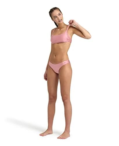 ARENA Women's Shila Bralette Bikini Set Two-Piece Beach Swimsuit XX-Large | Quick Drying, Pink Powder thumbnail 6
