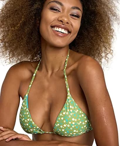 ARENA Women's Standard Bikini Set Two Piece Swimsuit, Olive Multi | Quick-Drying Recycled Fabric, Low Rise thumbnail 3