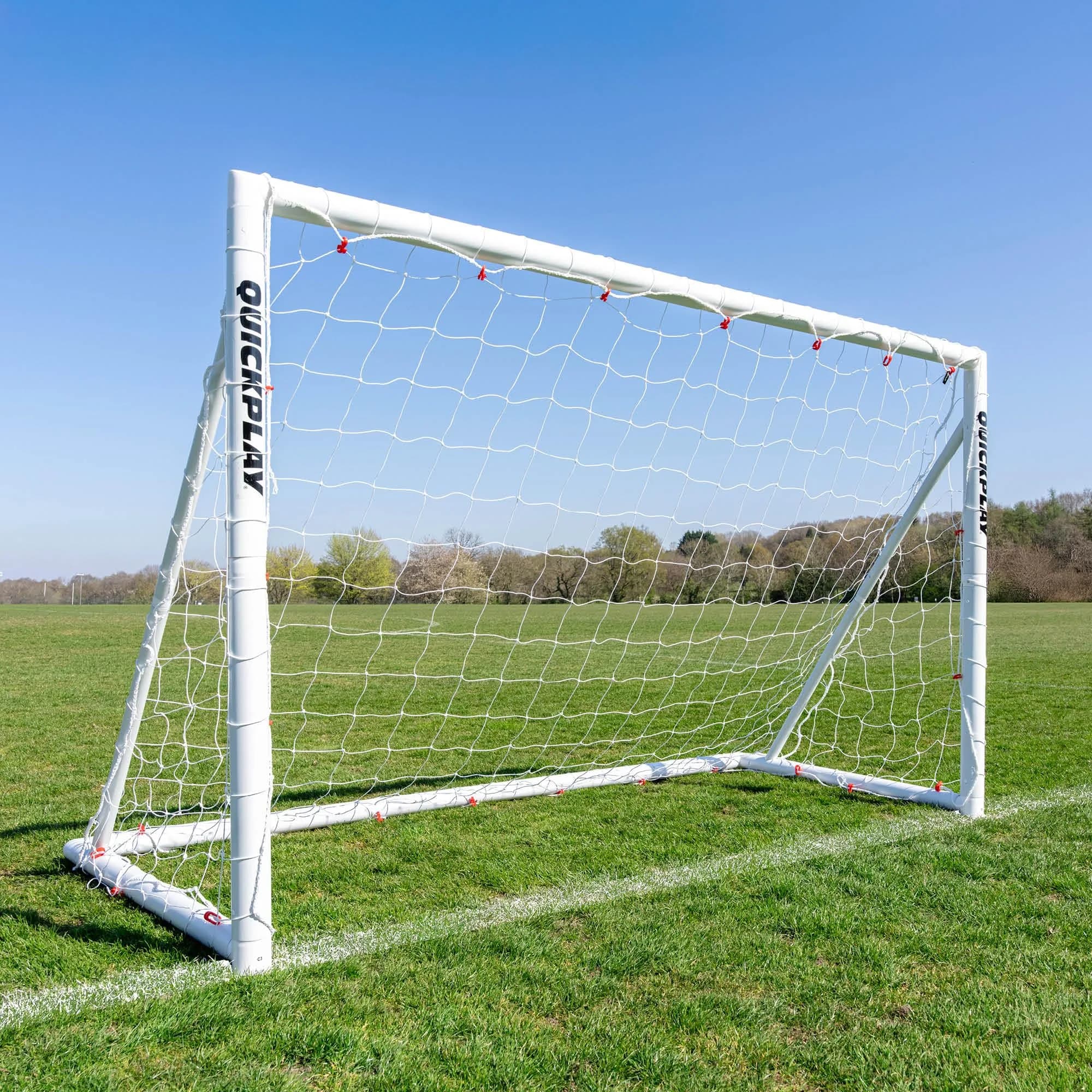 QUICKPLAY Q-Fold 8x5 Folding Soccer Goal Weatherproof PVC U9-U10 | Fast Setup & Durable