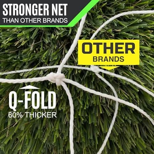 QUICKPLAY Q-Fold 8x5 Folding Soccer Goal Weatherproof PVC U9-U10 | Fast Setup & Durable thumbnail 8