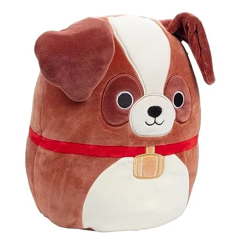 Squishmallows 10" Sassafras the St. Bernard Dog | Soft, Collectible Plush Toy for Kids & Adults thumbnail 2