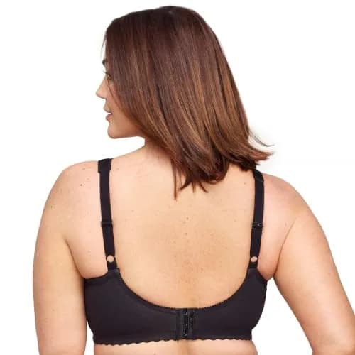 Glamorise Plus Size MagicLift Cotton Support Bra Wirefree 36D | Comfort & Support thumbnail 9