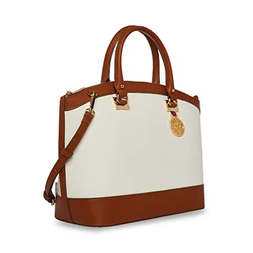 Anne Klein New Recruits Dome Satchel | Wide Strap, Detachable Card Case, Polyurethane | One Size thumbnail 2