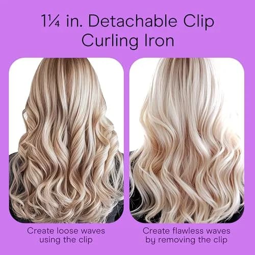 INFINITIPRO BY CONAIR Tourmaline Ceramic Curling Wand 1.25" | Frizz-Free Waves & Curls thumbnail 9