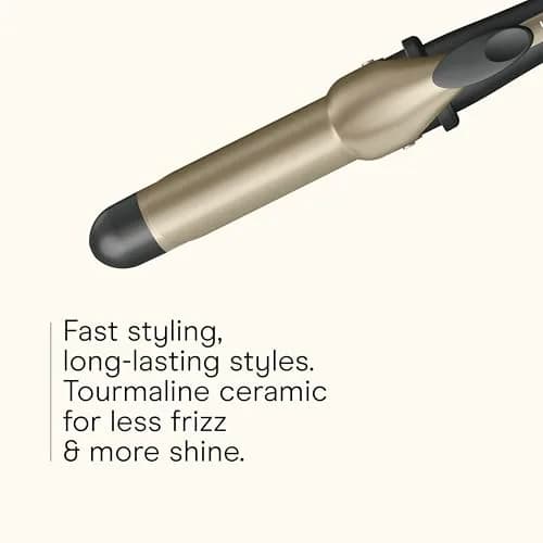 INFINITIPRO BY CONAIR Tourmaline Ceramic Curling Wand 1.25" | Frizz-Free Waves & Curls thumbnail 3