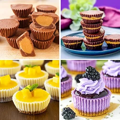 Sidosir Peanut Butter Cup Mold 3pcs | Silicone Mini Tart Pan for Fat Bombs & Brownies thumbnail 7