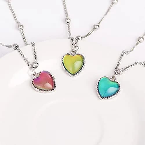 Yocoyee Color Changing Ring & Necklace Set | Mood Emotion Temperature Copper (70-120 chars) thumbnail 3