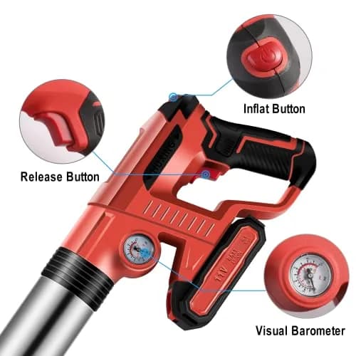 TTILL Electric Toilet Plunger 2 Batteries | High Pressure Drain Clog Remover (70-120 chars) thumbnail 8