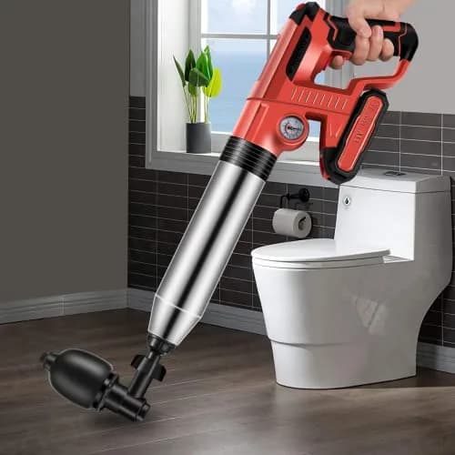 TTILL Electric Toilet Plunger 2 Batteries | High Pressure Drain Clog Remover (70-120 chars) thumbnail 9