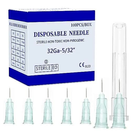 Dfpty Disposable Luer Lock Needle 32Ga 4mm | Lab & Industrial Precision Needles thumbnail 1