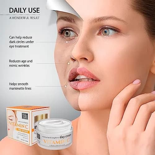 Dead Sea Collection Day Cream for Face with Vitamin C, Dead Sea Minerals, and Vitamin E – Anti Aging Nourishing Skin Care Moisturizer to Reduce Wrinkles (1.69 fl oz) thumbnail 4