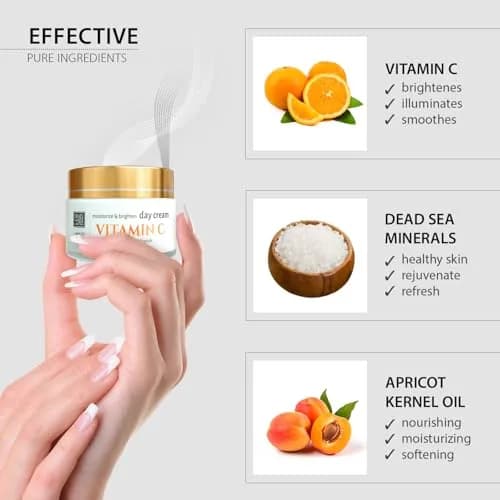Dead Sea Collection Day Cream for Face with Vitamin C, Dead Sea Minerals, and Vitamin E – Anti Aging Nourishing Skin Care Moisturizer to Reduce Wrinkles (1.69 fl oz) thumbnail 2
