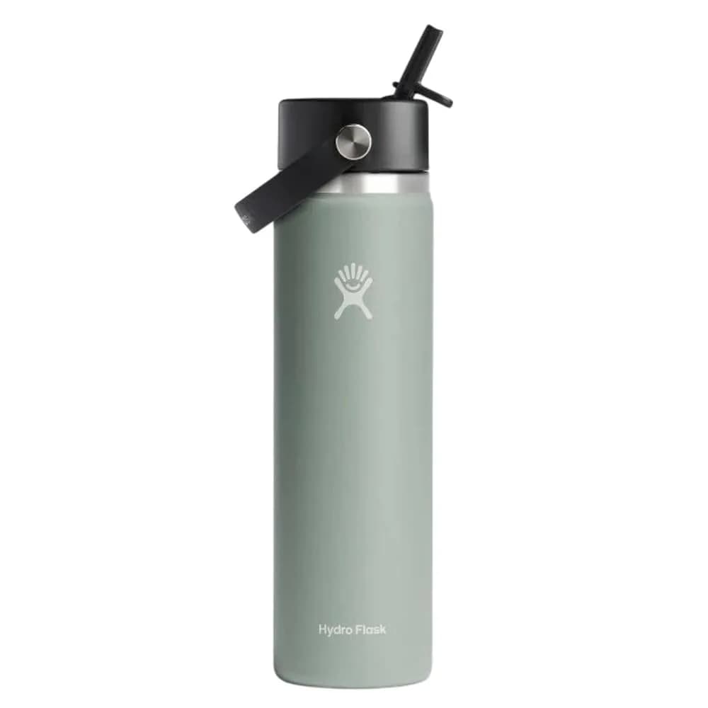 Hydro Flask Wide Flex Straw Cap Water Bottle 710ml (24 Oz) | Insulated Stainless Steel for 24 Hours Cold thumbnail 1