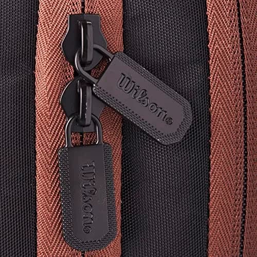 Wilson Pro Staff V14 Super Tour Tennis Backpack - Brown | Holds up to 2 Rackets, Laptop & Snacks thumbnail 5
