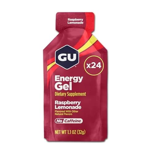 GU Energy Original Raspberry Lemonade Energy Gels 768ml (26.4 Fl Oz) | Dual Source Energy for Athletes thumbnail 1