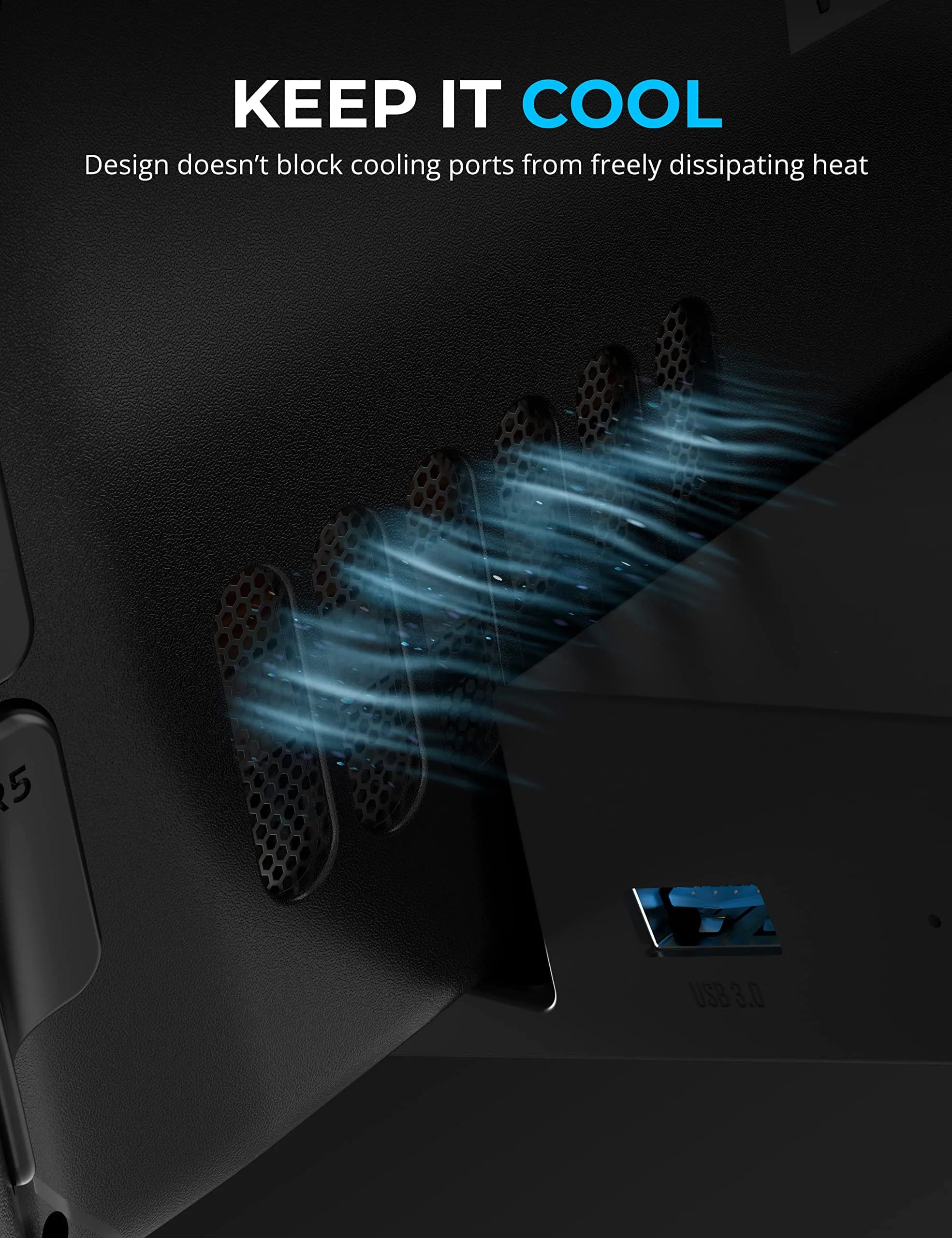 SABRENT 6-Port USB-C Docking Station DS-SD6P 95W | 4K@60Hz HDMI, 3x USB-A 5Gbps, USB-C Data, 95W PD Charging - view 6