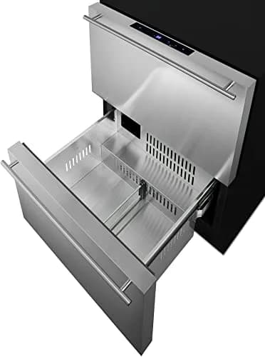 Summit ADFD243 24" Built-In 2-Drawer Freezer | ADA Compliant, 3.7 cu.ft. Capacity, Indoor/Outdoor Rated thumbnail 4