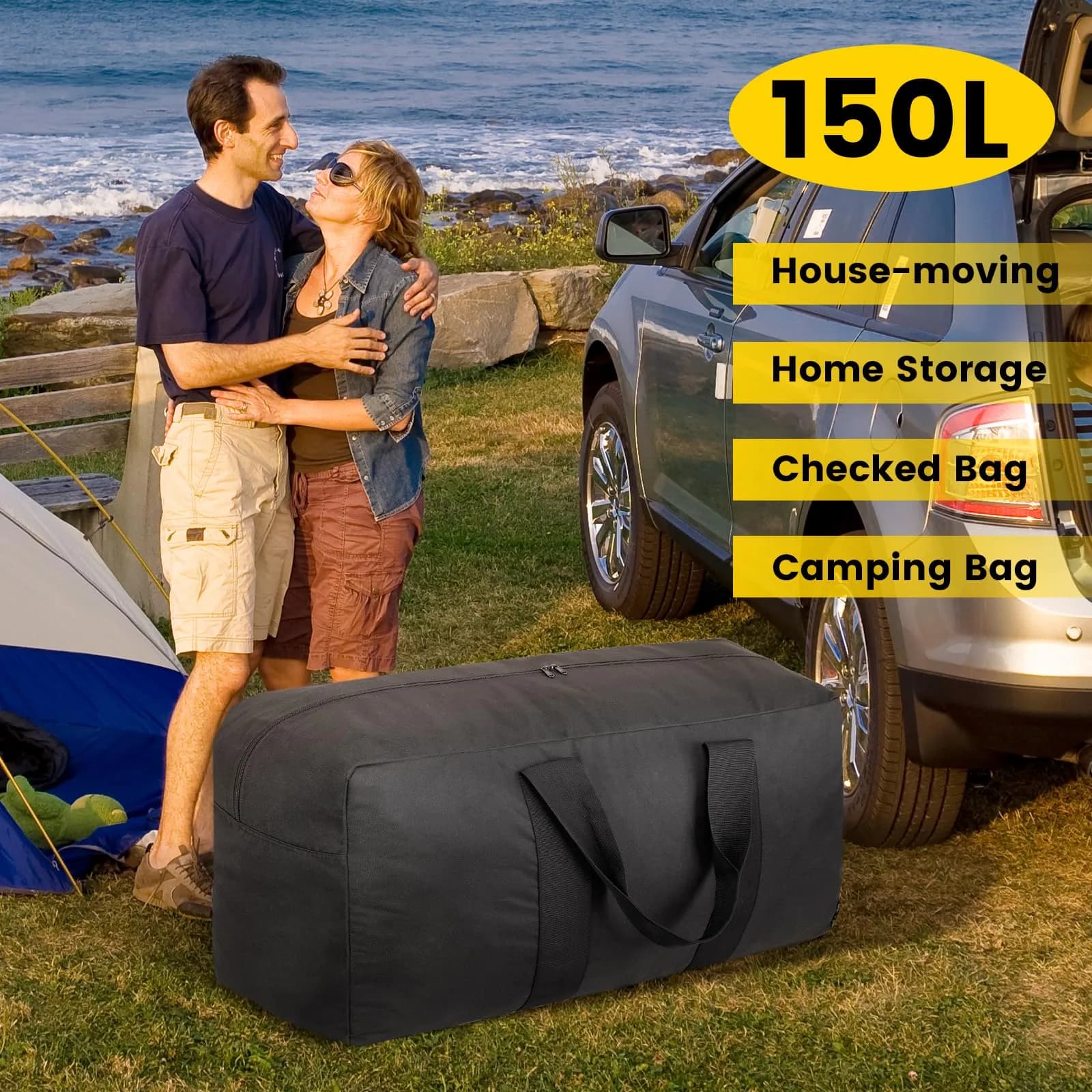 Vorspack Extra Large Duffle Bag 150L (91.4cm x 43.2cm x 38.1cm) | Heavy-Duty Travel Gear Bag - view 6