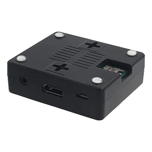 eleUniverse ABS Case with Cooling Fan for Raspberry Pi 3 Model A+ | Durable, lightweight ABS case with 4 fans, easy access ports, 72x62x23mm thumbnail 3