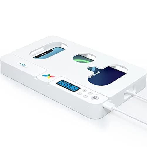 ySky Portable Phone Lock Box with Timer | 19.1cm (7.5in) White thumbnail 1
