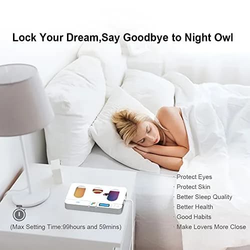 ySky Portable Phone Lock Box with Timer | 19.1cm (7.5in) White thumbnail 7