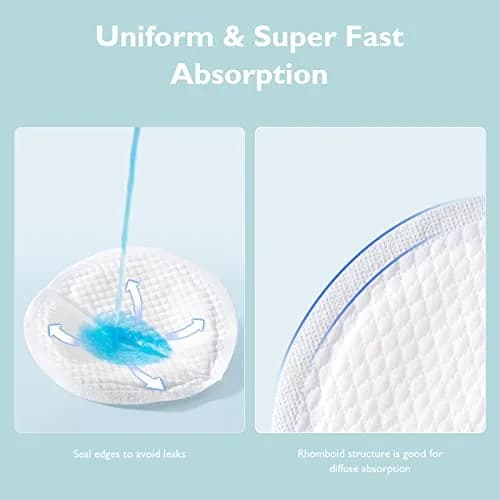 Momcozy Ultra-Thin Disposable Nursing Pads 200 Count | Absorbent & Leak-Proof for New Mothers thumbnail 7