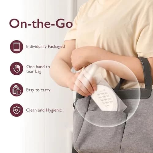 Momcozy Ultra-Thin Disposable Nursing Pads 200 Count | Absorbent & Leak-Proof for New Mothers thumbnail 9