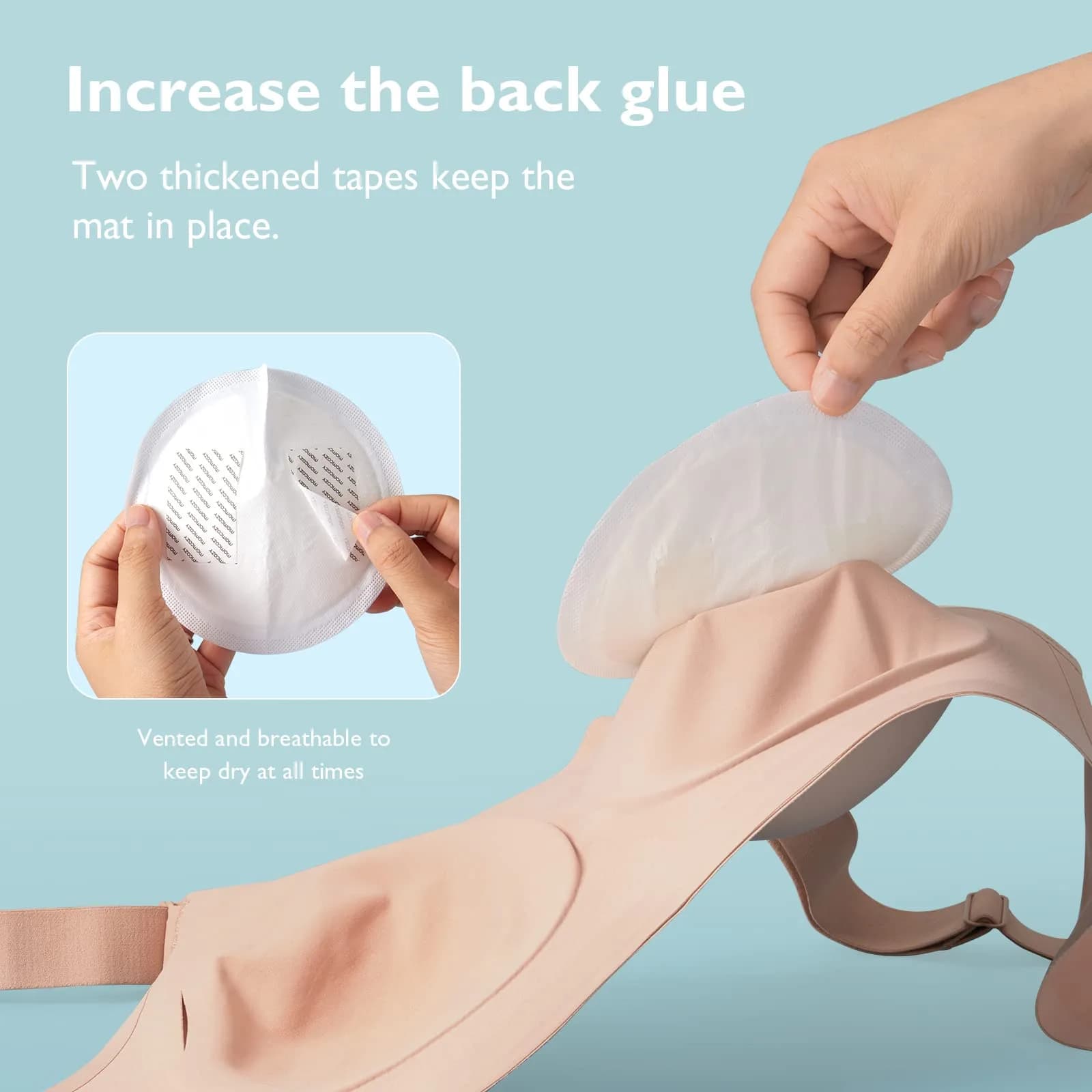 Momcozy Ultra-Thin Disposable Nursing Pads 120 Count | Super Absorbent Breastfeeding Pads for India - view 8