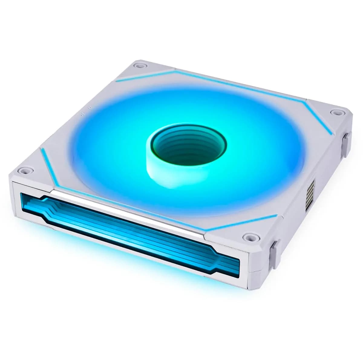 Lian Li SL-Infinity Fluid Dynamic Bearing 140mm Case Fan - White | Quiet Airflow with Copper Bearings — WHITE