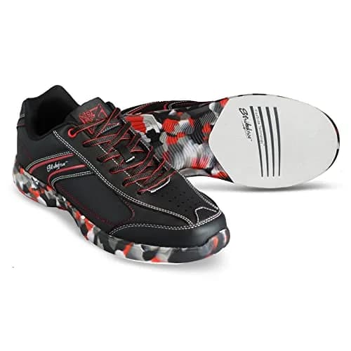 KR Strikeforce Flyer Lite Red Camo Athletic Bowling Shoe 11 | Lightweight Comfort & Slide Control thumbnail 1
