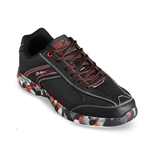 KR Strikeforce Flyer Lite Red Camo Athletic Bowling Shoe 11 | Lightweight Comfort & Slide Control thumbnail 3