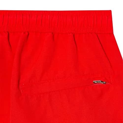 Paul Smith Signature Stripe Swim Trunks, Red, Medium | Lightweight, Recycled Polyester, Mid Rise thumbnail 4