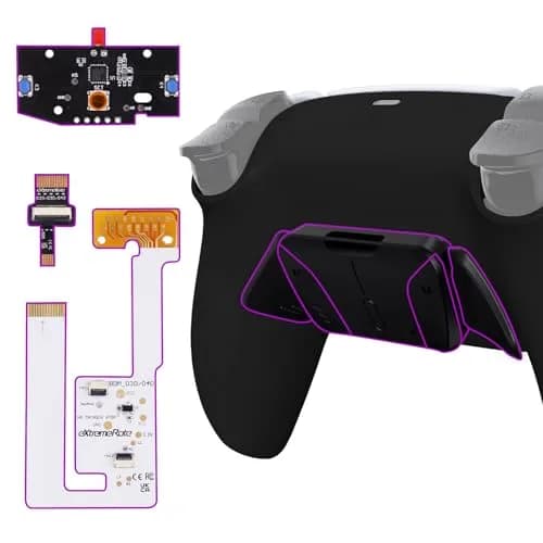 eXtremeRate Back Paddles Programable RISE4 V4 Remap Kit for PS5 Controller BDM-030 040 050 060 | Professional eSports Upgrade thumbnail 1