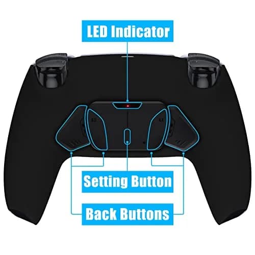 eXtremeRate Back Paddles Programable RISE4 V4 Remap Kit for PS5 Controller BDM-030 040 050 060 | Professional eSports Upgrade thumbnail 6