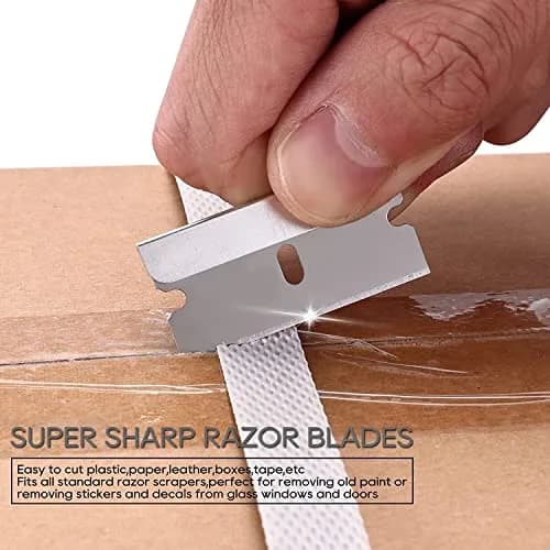 REXBETI 1400-Pack Single Edge Razor Blades | Heavy-Duty Steel for Industrial & Household Use thumbnail 7