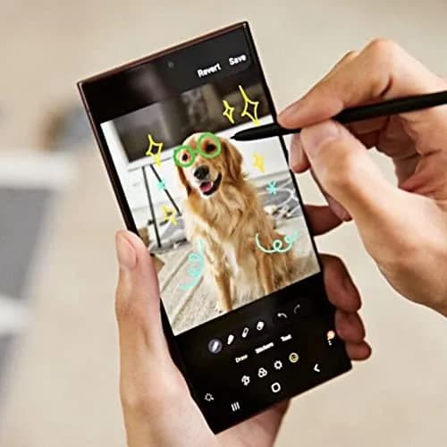 PCTC Stylus Pen with Bluetooth for Samsung Galaxy S22 Ultra 5G SM-S908, Burgundy | Remote Control & Air Command Functions thumbnail 4