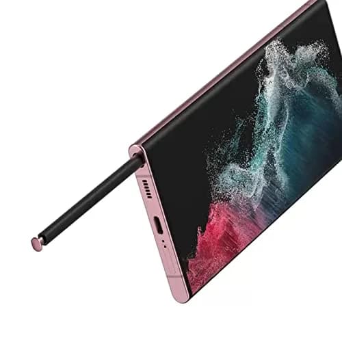 PCTC Stylus Pen with Bluetooth for Samsung Galaxy S22 Ultra 5G SM-S908, Burgundy | Remote Control & Air Command Functions thumbnail 5