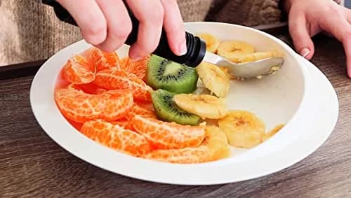 KMINA Adaptive Spoon with Velcro Strap, Bendable & Swivel, For Arthritic Hands | Supports Independence thumbnail 6