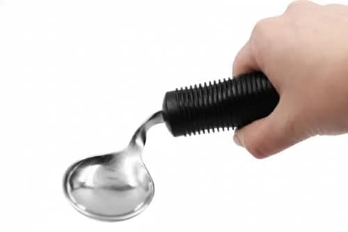 KMINA Adaptive Spoon for Arthritic Hands & Parkinsons | Bendable, Swivel, Non-Slip Handle thumbnail 1