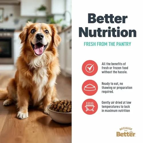Because it's Better Semi Moist Prime Beef Dog Food 16 oz | Slow Baked & Air Dried for Natural Nutrition thumbnail 6